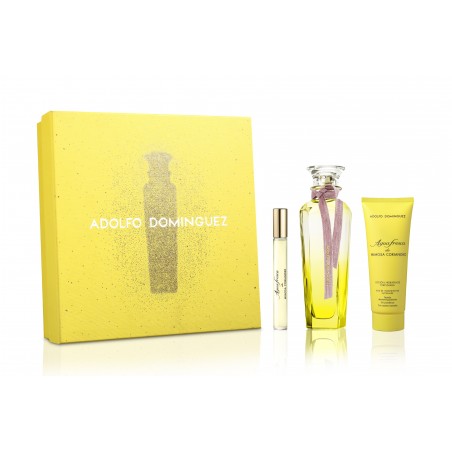 AGUA FRESCA DE MIMOSA CORIANDRO ESTUCHE EAU DE TOILETTE 120ML + BL + MINI 10ML