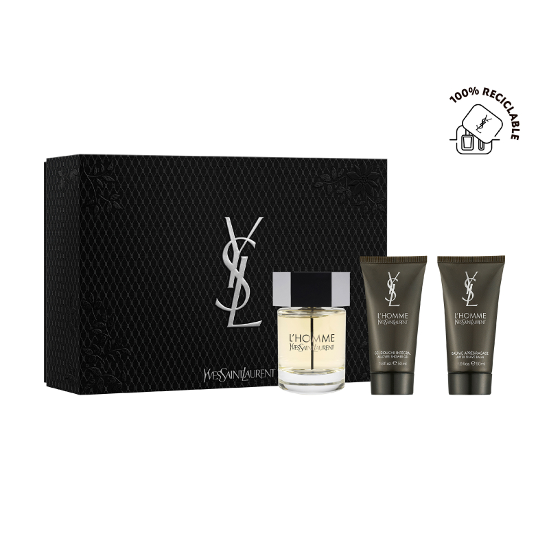 Set De Navidad L'homme Eau De Toilette 100 Ml + Shower Gel 50 Ml + After Shave 50 Ml
