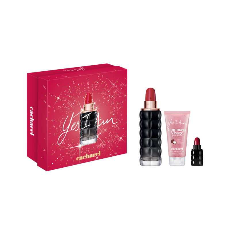Set De Navidad Yes I Am Eau De Parfum 75 Ml + 5 Ml + Face Scrub 50 Ml