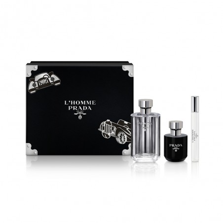 L'HOMME PRADA ESTUCHE EAU DE TOILETTE 100ML + GEL 100ML + MINIATURA