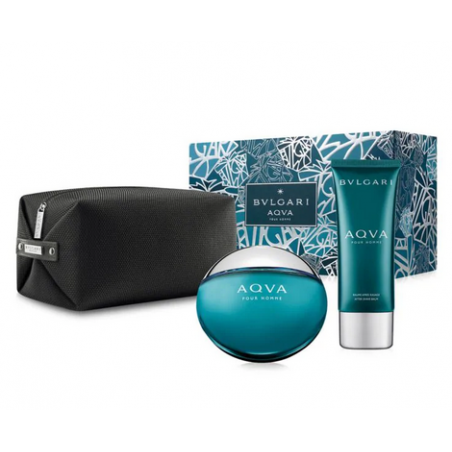 AQUA HOMME ESTUCHE EAU DE TOILETTE 100ML + AS 100ML + NECESER