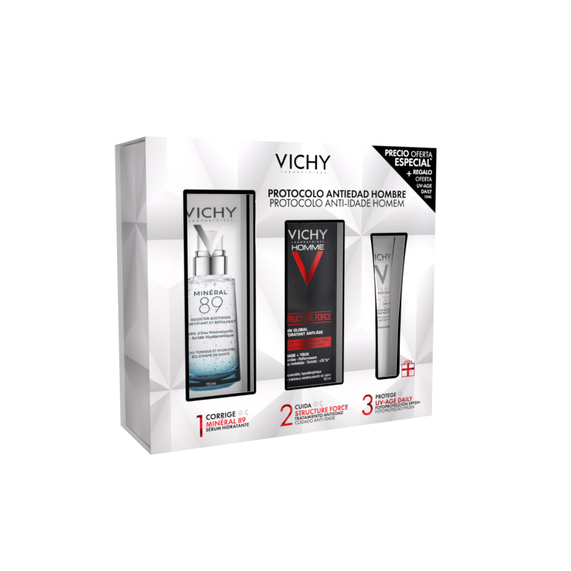 Set Mineral 89 Serum + Homme Structure Force + Regalo