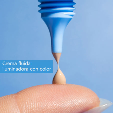 Aqua Beelicious Crema Fluida Iluminadora Hidratante Spf 30 con Color