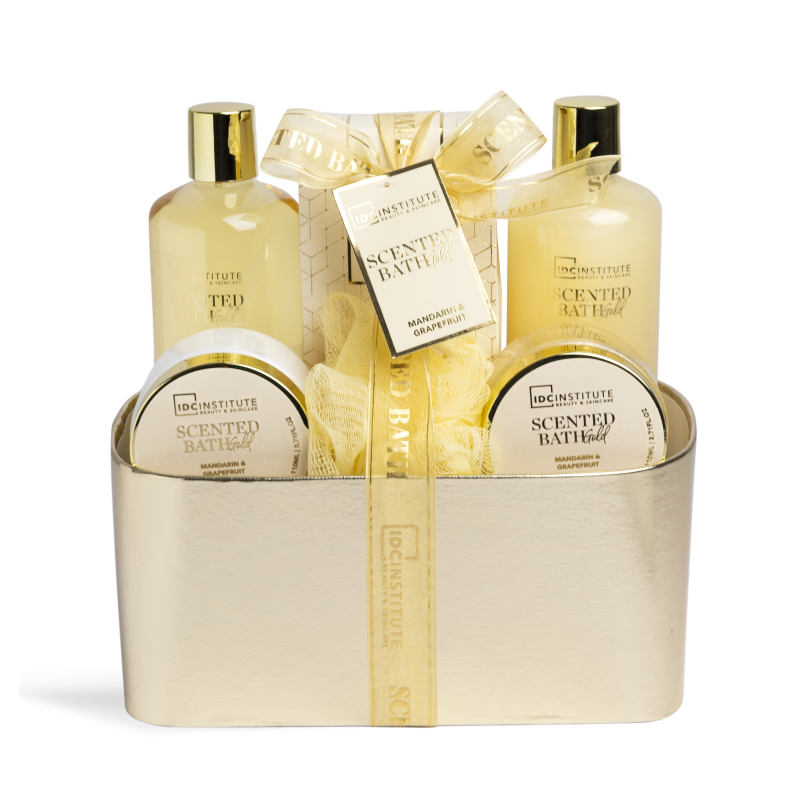 Scented Bath Gold Basket 6 Piezas