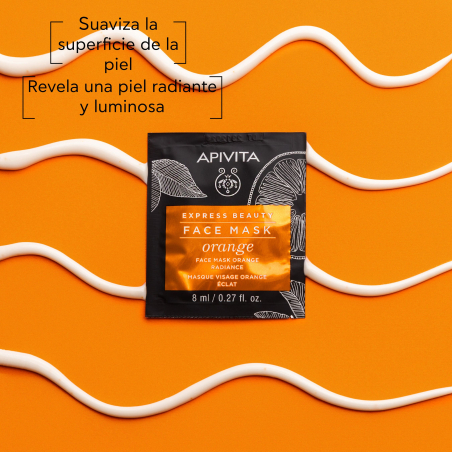 Express Beauty Mascarilla Facial Iluminadora con Naranja 2x8 ml