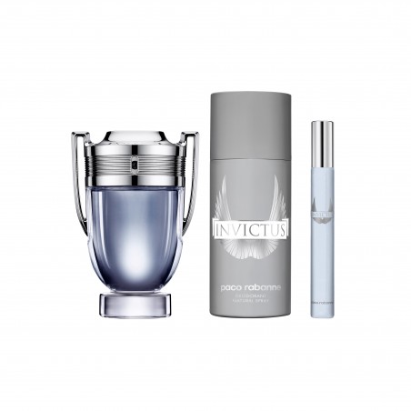 COFRE INVICTUS EDT V.100ML + DESODORANTE SPRAY 150ML + MINI 10ML