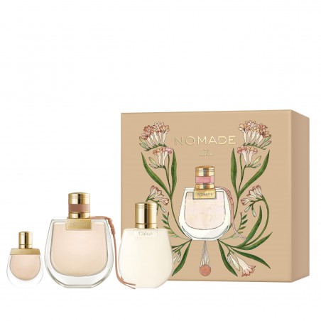 CHLOÉ NOMADE COFRE (EDP V75ML + BL100ML + MINIATURA 5ML)