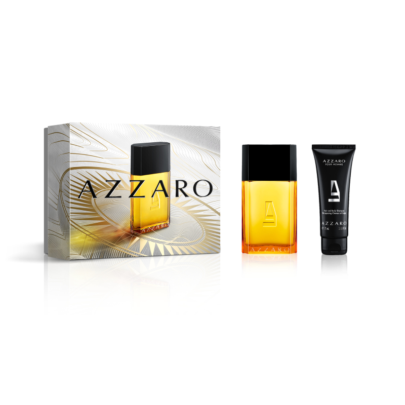 Set Azzaro Pour Homme Eau De Toilette 100 Ml + Champú Corporal Y Capilar 75 Ml