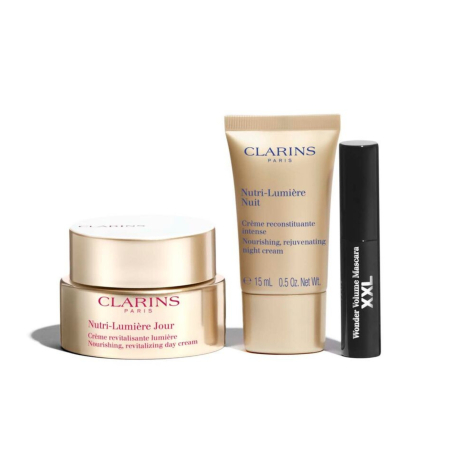 Set Clarins Nutri Lumiere & Wonder Volume Mascara XXL