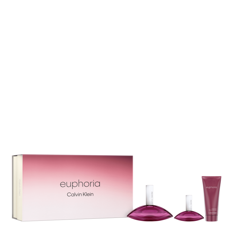 Set Euphoria Eau De Parfum 100 Ml + 30 Ml + Body Lotion 100 Ml