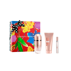 carolina herrera 212 vip rose woda perfumowana 80 ml   zestaw  