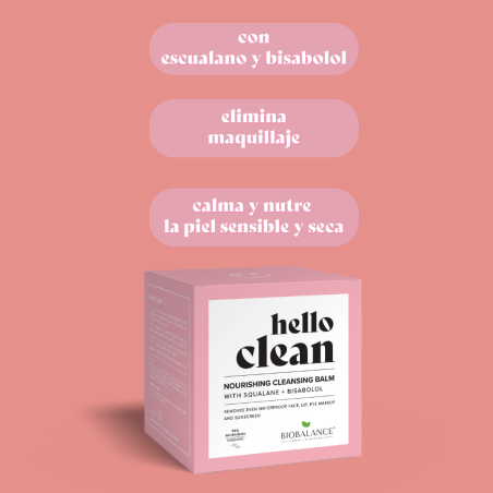Hello Clean Nourishing Cleansing Balm Con Escualeno + Bisabolol