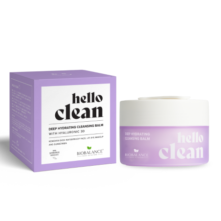 Hello Clean Deep Hydrating Cleansing Balm con Ácido Hialurónico 3D