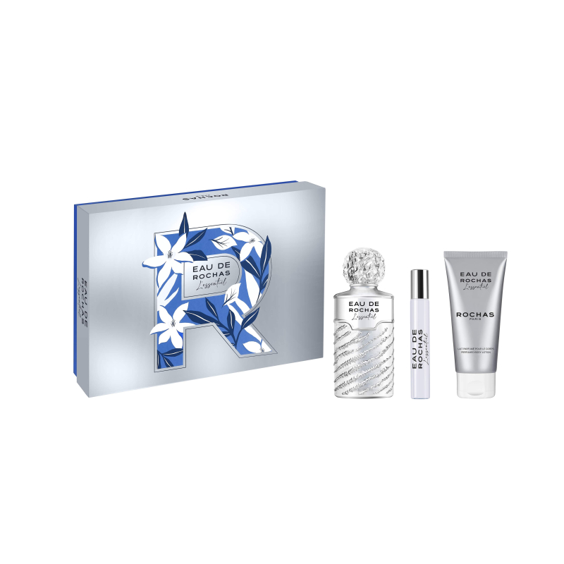 Set Eau De Rochas L'essentiel Eau De Parfum 100 Ml + Mini + Body Lotion 100 Ml