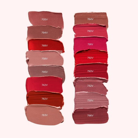 Joli Rouge Velvet Recarga Barra de Labios Mate de Clarins