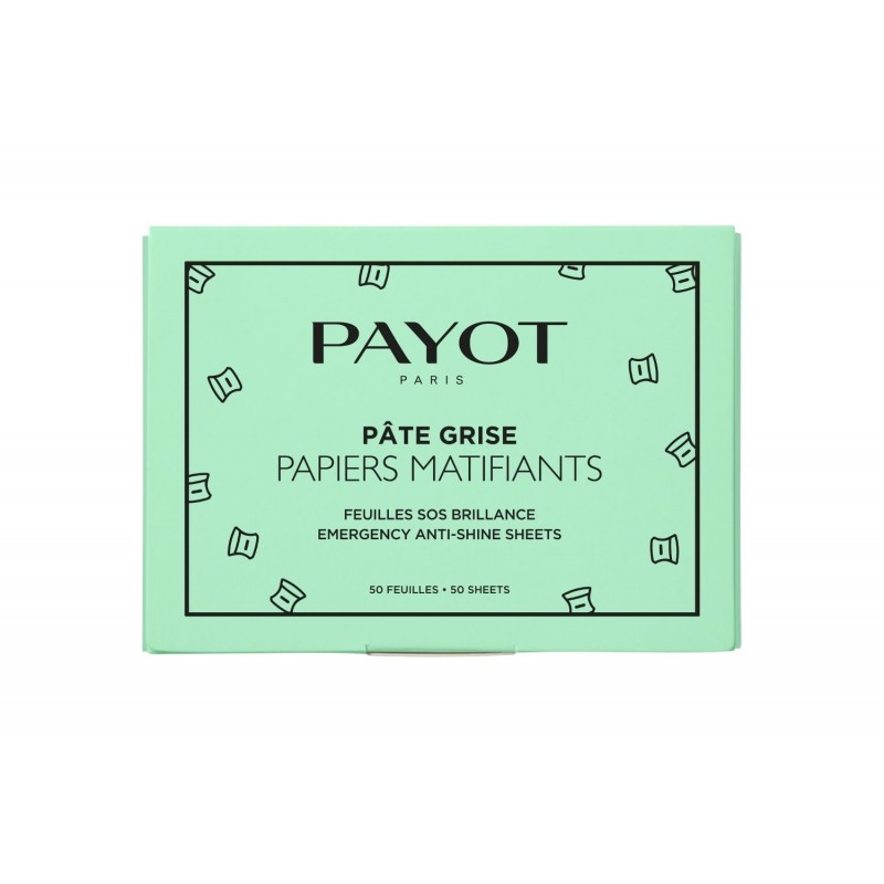 Pate grise papiers matifiants 50 uds.