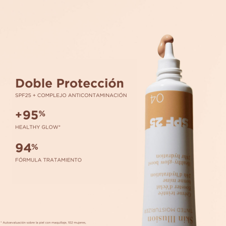 Clarins Skin Illusion Tinted Moisturizer Spf25 Tratamiento Antiedad