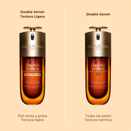 Double Serum Light de Clarins Textura Ligera