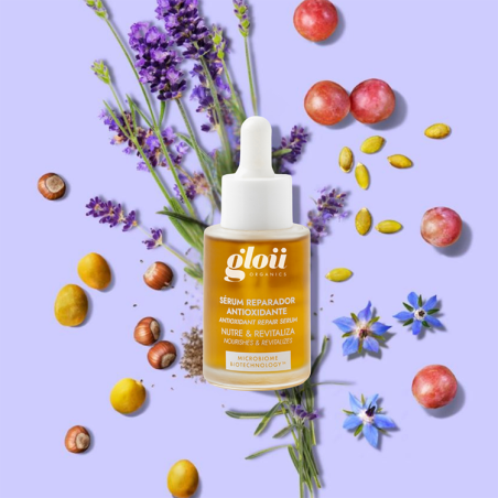 Sérum Oleoso Reparador Antioxidante de Gloü Organics