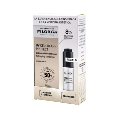Set Crema Solar Antiedad Uv Cell Face  + Ncef Serum