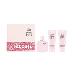 lacoste l.12.12 rose woda perfumowana 100 ml   zestaw  