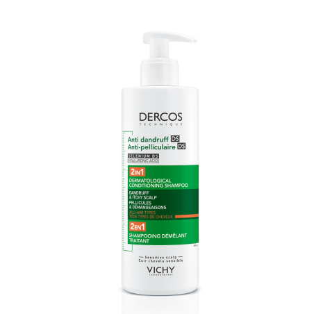 Dercos Champú Acondicionador Anticaspa 2 en 1