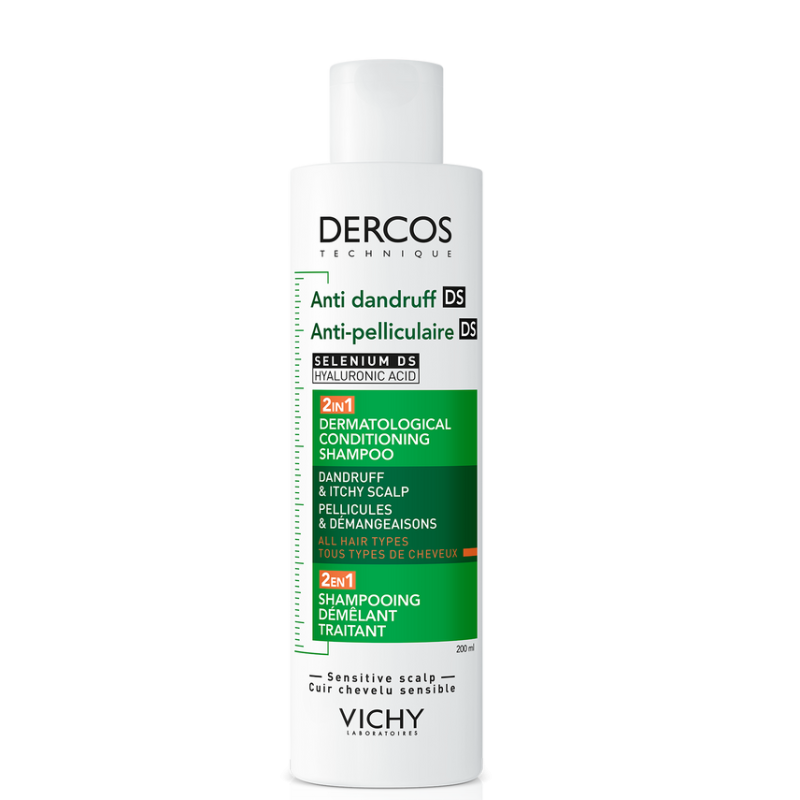 Dercos Champú Acondicionador Anticaspa 2 En 1 200ml