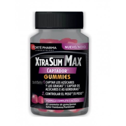 Forté Pharma Xtra Slim Max 60 Gummies Sabor Frambuesa