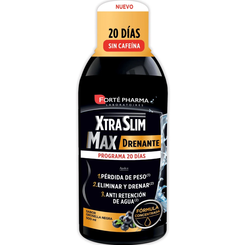 Xtra Slim Max Drenante Sabor Grosella Negra 500ml