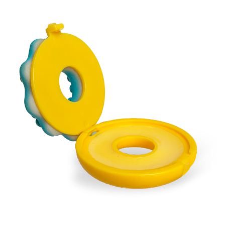 World Donut Lip Balm Keychain