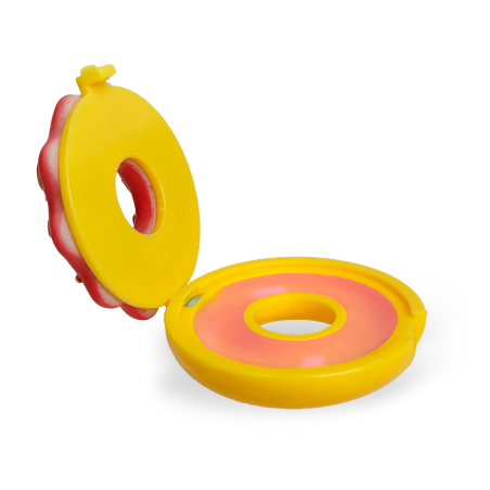 World Donut Lip Balm Keychain