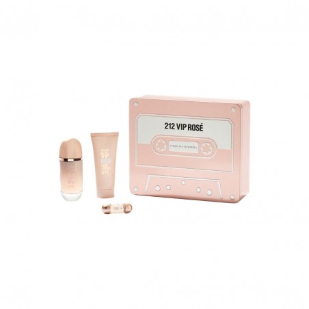 COFRE 212 VIP ROSÉ EDP V.80ML + BODY LOTION 100ML + MINI 10ML