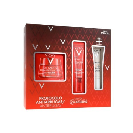 Set Liftactiv Collagen Specialist 16 Crema + Contorno Ojos + Mini Talla Solar UV Age Daily