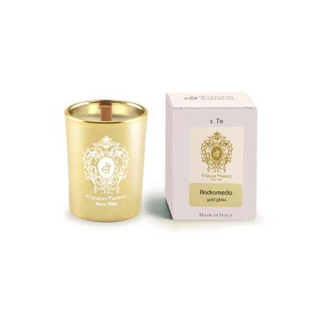Andromeda Gold Glass Candles
