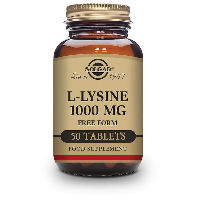 L-lisina 1000 mg comprimidos