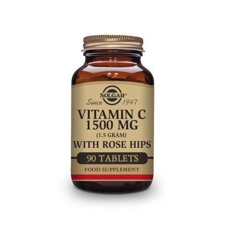 VITAMINA C 1500 MG CON ROSE HIPS 90 COMPRIMIDOS