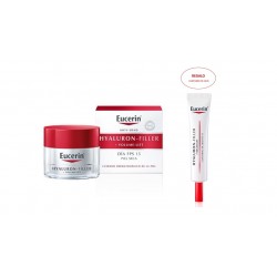 EUCERIN PACK HYALURON-FILLER +VOLUME PIEL SECA + REGALO CONTORNO DE OJOS 15ML