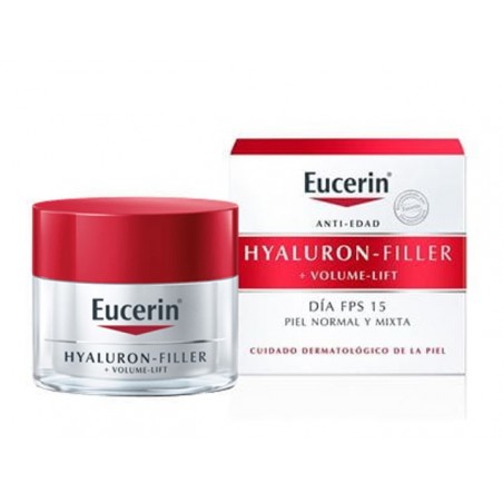 PACK EUCERIN HYALURON-FILLER +VOLUME LIFT PIEL NORMAL Y MIXTA + REGALO CONTORNO DE OJOS