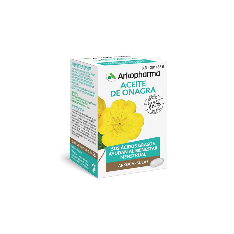Arkocápsulas aceite de onagra 100 cápsulas