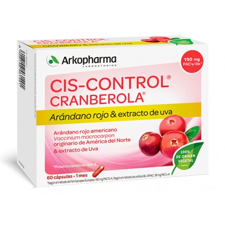 CIS-CONTROL CRANBEROLA 60 CÁPSULAS