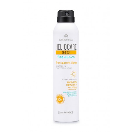 HELIOCARE 360º PEDIATRICS TRANSPARENT SPRAY SPF 50+ 200ML