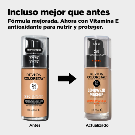 Colorstay Makeup Piel Mixta y Grasa Spf15