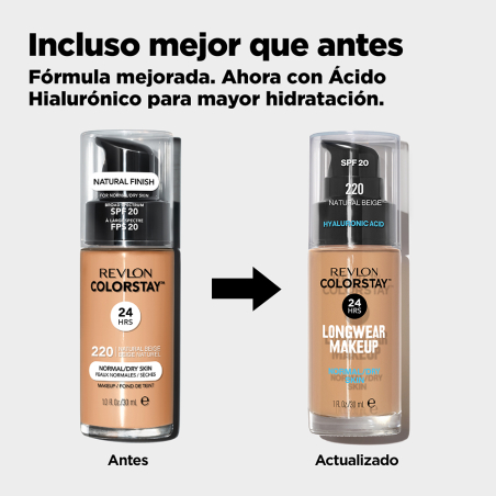 Colorstay Makeup Piel Normal y Seca Spf20