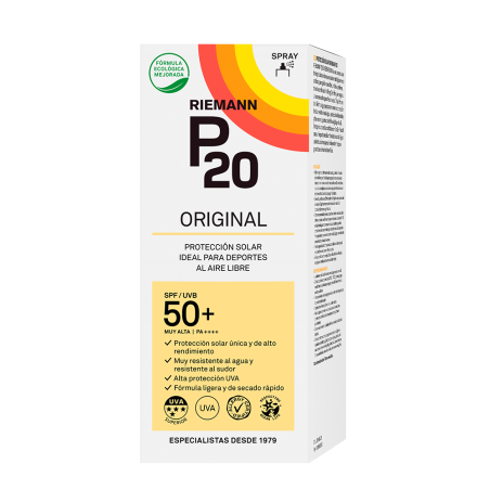 Riemann P20 Protección Solar en Spray Spf 30 y Spf 50+