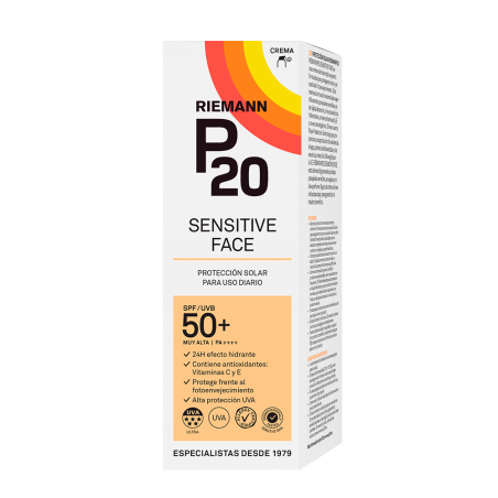 Protector Solar Facial Sensitive Face SPF50+ Riemann P20