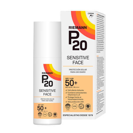 Protector Solar Facial Sensitive Face SPF50+ Riemann P20