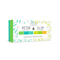 PACK DETOX + SLIM 10 + 20 SOBRES 10 + 120 COMPRIMIDOS