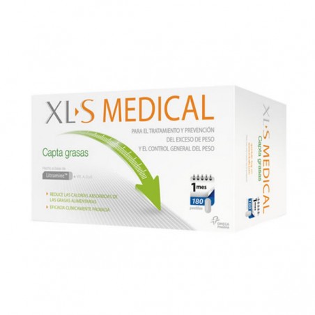 XLS MEDICAL CAPTAGRASAS 180 COMP.