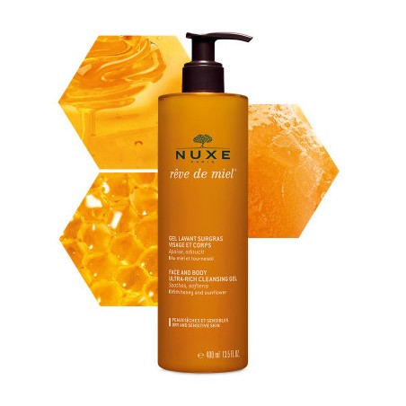 NUXE DUPLO GEL LAVANT ROSTRO Y CUERPO 2 X 400 ML.