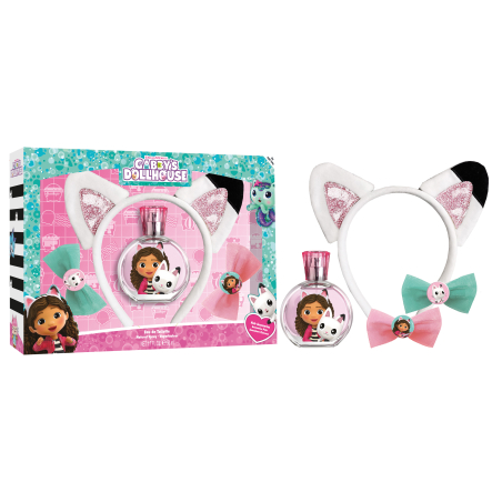 Set Gabby's Dollhouse Eau de Toilette & Accesorios Cabello